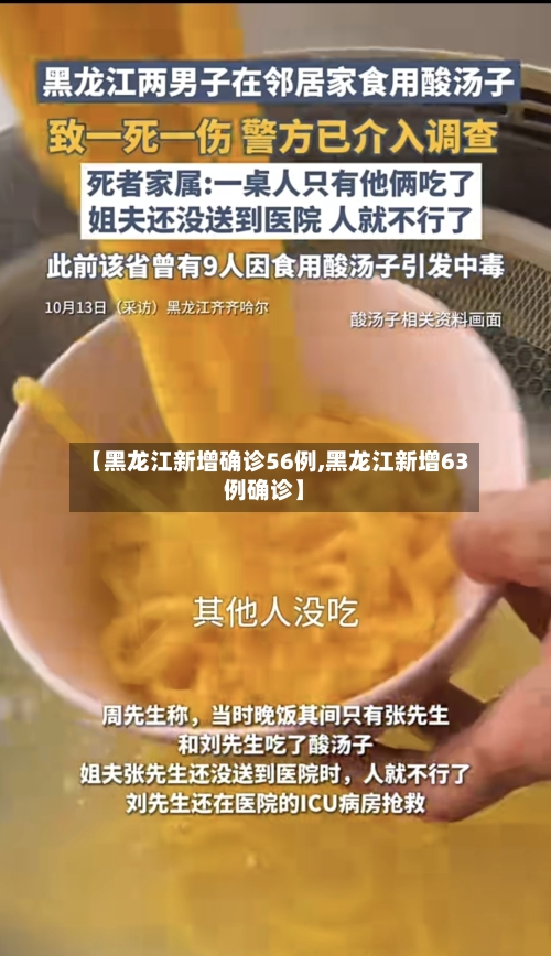 【黑龙江新增确诊56例,黑龙江新增63例确诊】