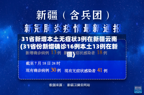 31省新增本土无症状3例在新疆云南(31省份新增确诊16例本土13例在新疆)-第2张图片