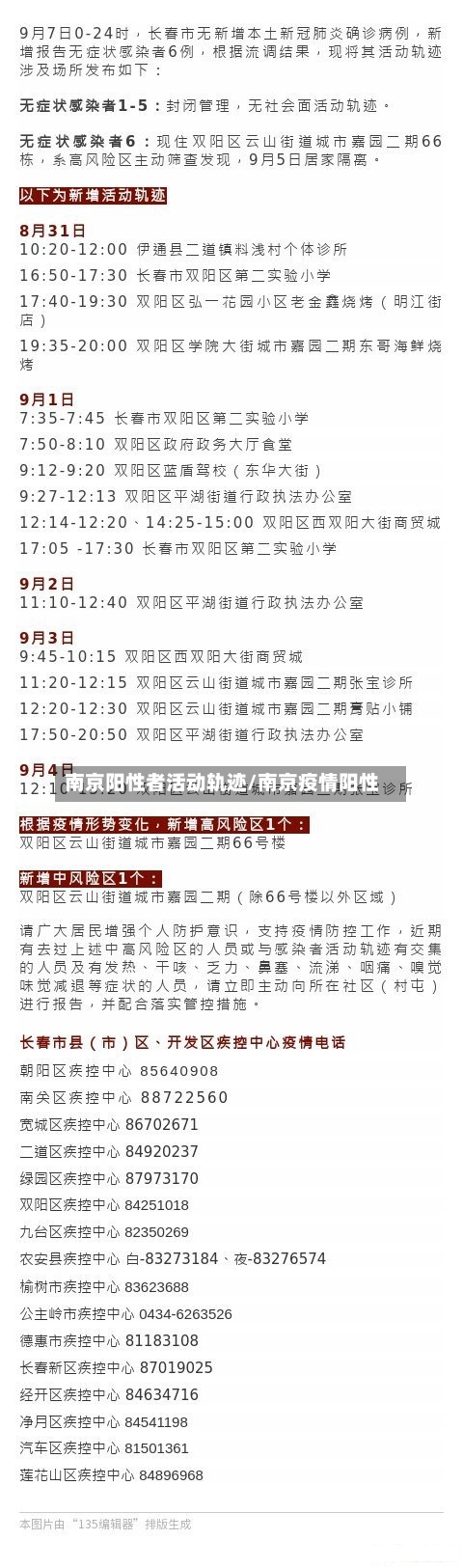 南京阳性者活动轨迹/南京疫情阳性