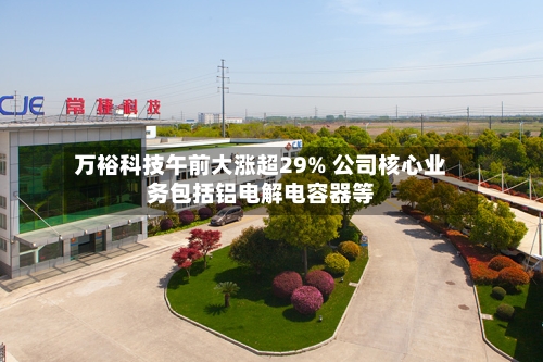 万裕科技午前大涨超29% 公司核心业务包括铝电解电容器等