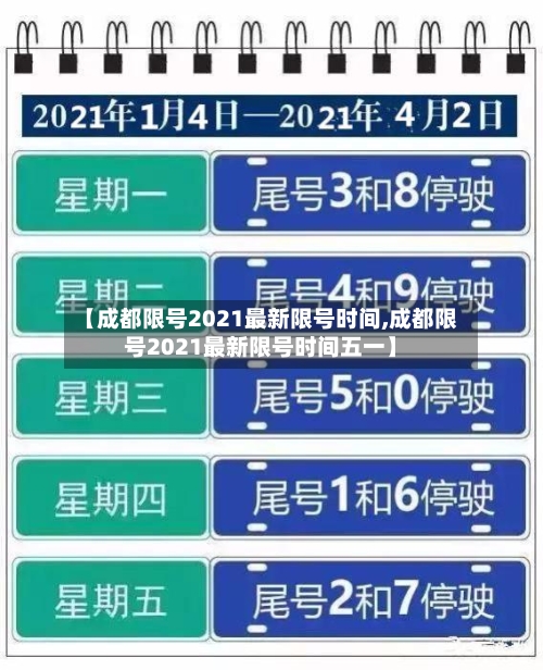 【成都限号2021最新限号时间,成都限号2021最新限号时间五一】
