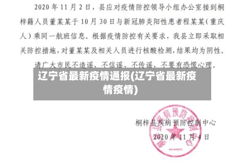 辽宁省最新疫情通报(辽宁省最新疫情疫情)