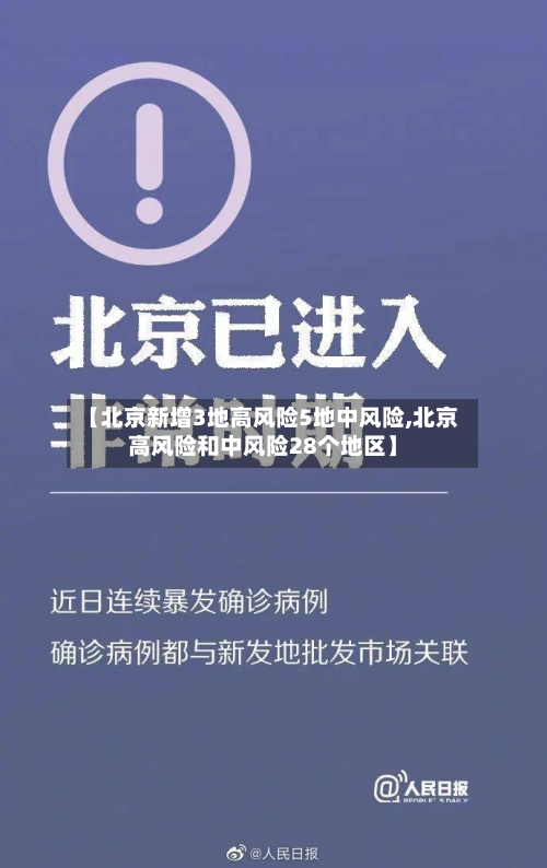 【北京新增3地高风险5地中风险,北京高风险和中风险28个地区】-第2张图片