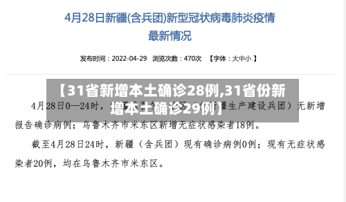 【31省新增本土确诊28例,31省份新增本土确诊29例】-第2张图片