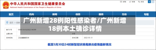 广州新增28例阳性感染者/广州新增18例本土确诊详情