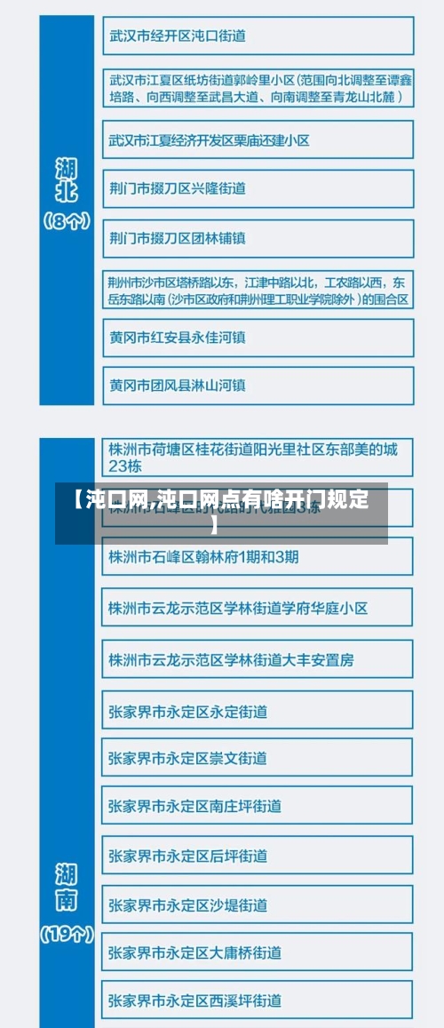 【沌口网,沌口网点有啥开门规定】