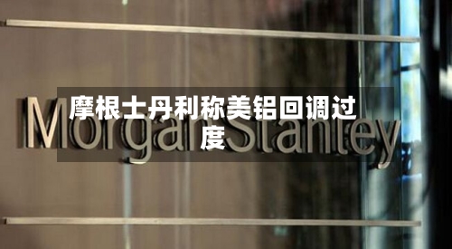 摩根士丹利称美铝回调过度
