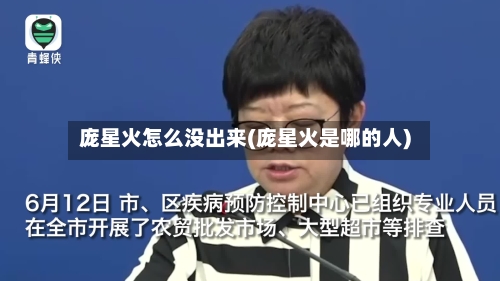 庞星火怎么没出来(庞星火是哪的人)-第2张图片
