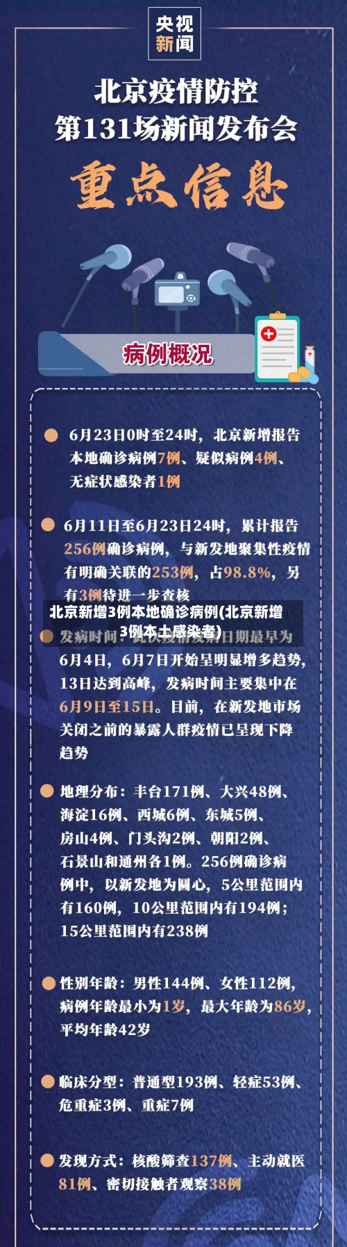 北京新增3例本地确诊病例(北京新增3例本土感染者)-第3张图片