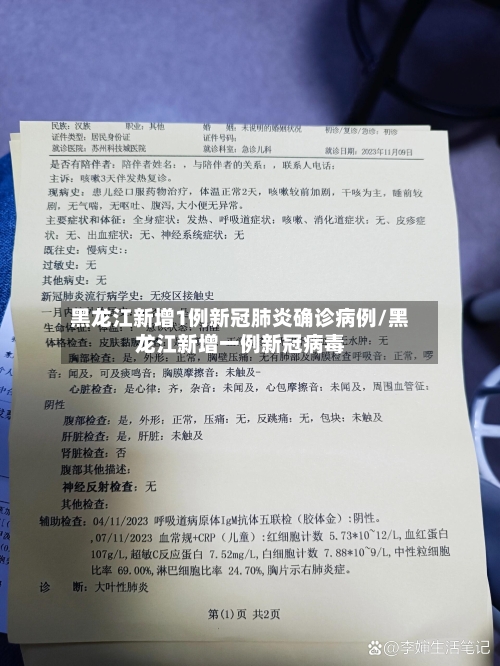 黑龙江新增1例新冠肺炎确诊病例/黑龙江新增一例新冠病毒