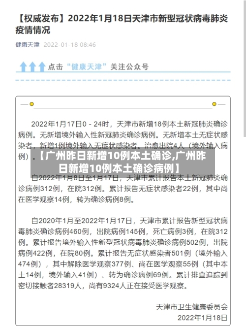 【广州昨日新增10例本土确诊,广州昨日新增10例本土确诊病例】-第3张图片