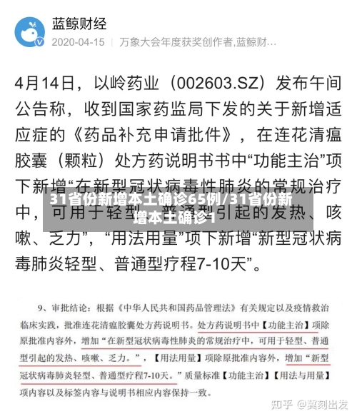 31省份新增本土确诊65例/31省份新增本土确诊1-第3张图片