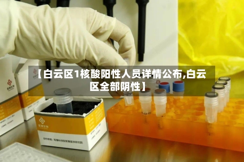 【白云区1核酸阳性人员详情公布,白云区全部阴性】-第2张图片