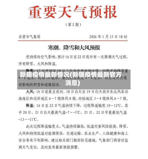 新疆疫情最新情况(新疆疫情最新官方消息)