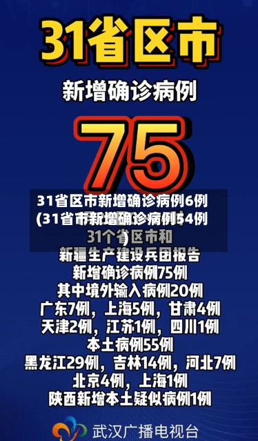 31省区市新增确诊病例6例(31省市新增确诊病例54例)
