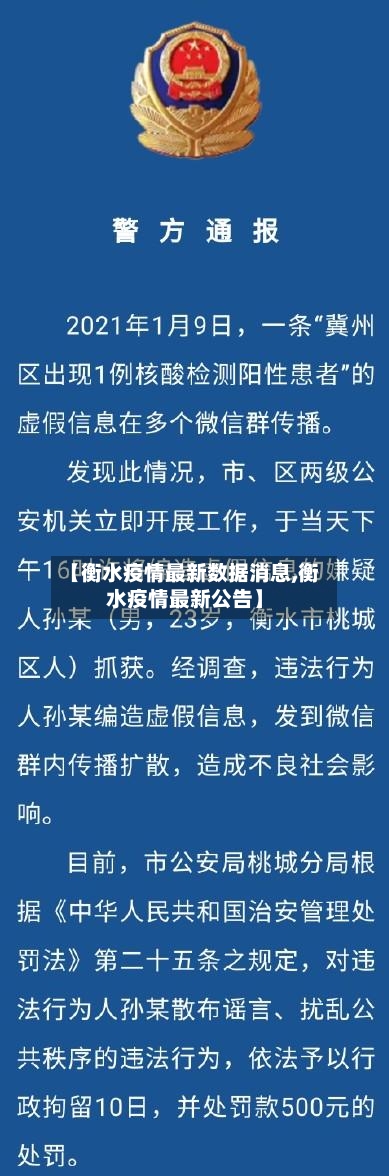 【衡水疫情最新数据消息,衡水疫情最新公告】