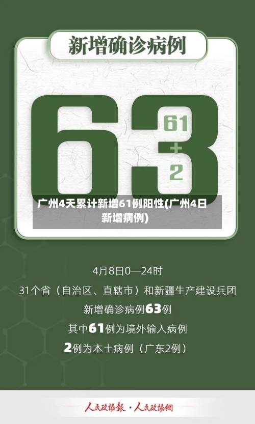 广州4天累计新增61例阳性(广州4日新增病例)-第3张图片