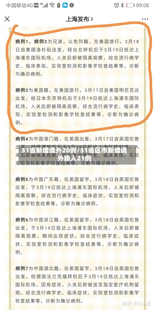 31省新增境外20例/31省区市新增境外输入21例-第2张图片