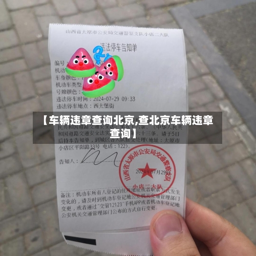 【车辆违章查询北京,查北京车辆违章查询】-第3张图片