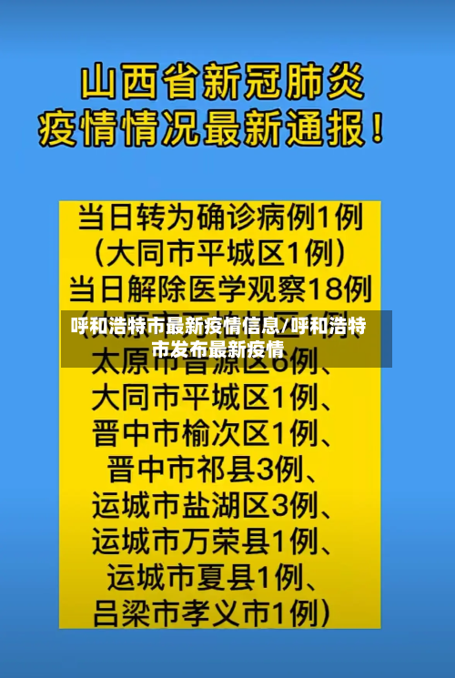 呼和浩特市最新疫情信息/呼和浩特市发布最新疫情-第3张图片