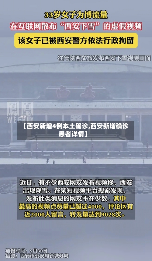 【西安新增4例本土确诊,西安新增确诊患者详情】-第2张图片