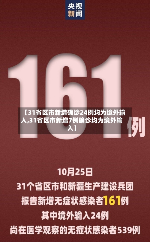 【31省区市新增确诊24例均为境外输入,31省区市新增7例确诊均为境外输入】-第3张图片
