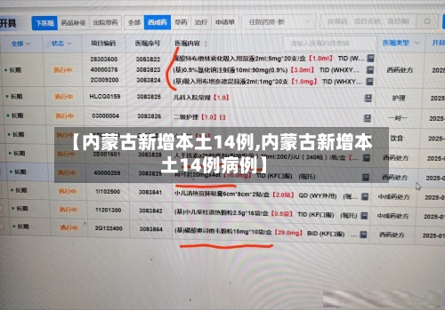 【内蒙古新增本土14例,内蒙古新增本土14例病例】