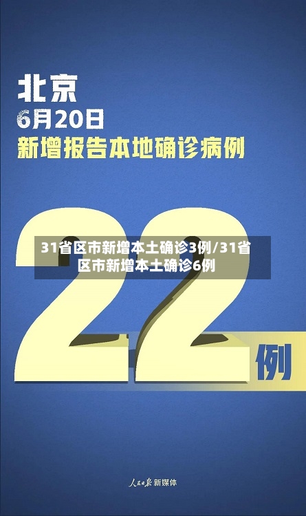 31省区市新增本土确诊3例/31省区市新增本土确诊6例-第3张图片