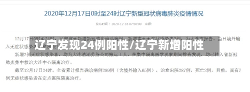 辽宁发现24例阳性/辽宁新增阳性-第3张图片