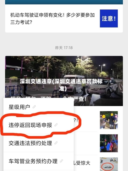 深圳交通违章(深圳交通违章罚款标准)-第3张图片