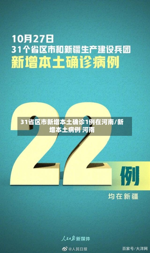 31省区市新增本土确诊1例在河南/新增本土病例 河南-第2张图片