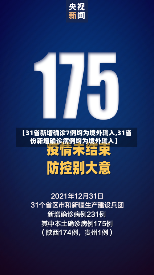 【31省新增确诊7例均为境外输入,31省份新增确诊病例均为境外输入】-第2张图片
