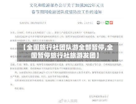 【全国旅行社团队游全部暂停,全国暂停旅行社旅游发团】