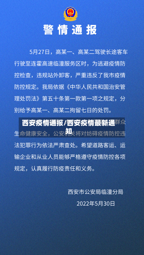 西安疫情通报/西安疫情最新通知