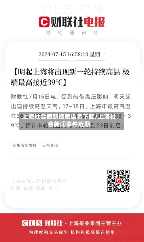 上海社会面新增感染者下降/上海社会新闻事件近期-第2张图片