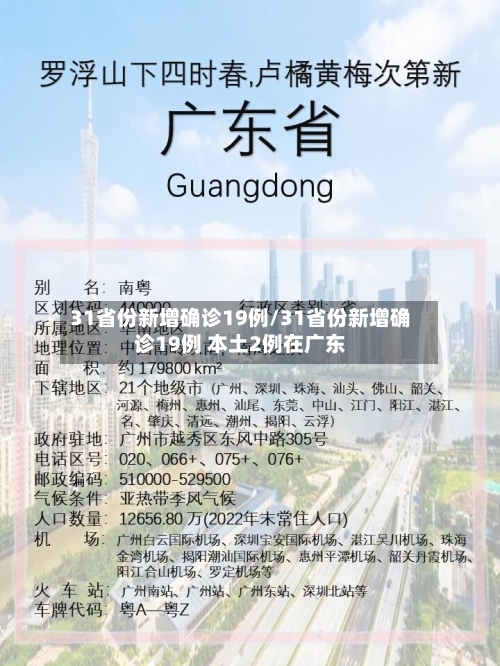 31省份新增确诊19例/31省份新增确诊19例 本土2例在广东