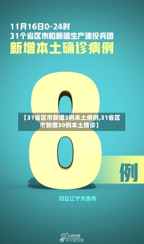 【31省区市新增3例本土病例,31省区市新增30例本土确诊】