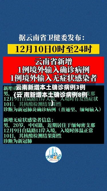 云南新增本土确诊病例3例(云 南新增本土确诊病例8例)-第2张图片