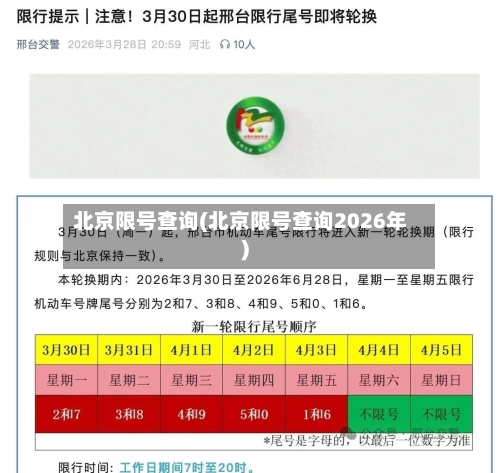 北京限号查询(北京限号查询2026年)-第3张图片