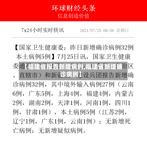 【福建省报告新增病例,福建省新增确诊病例】