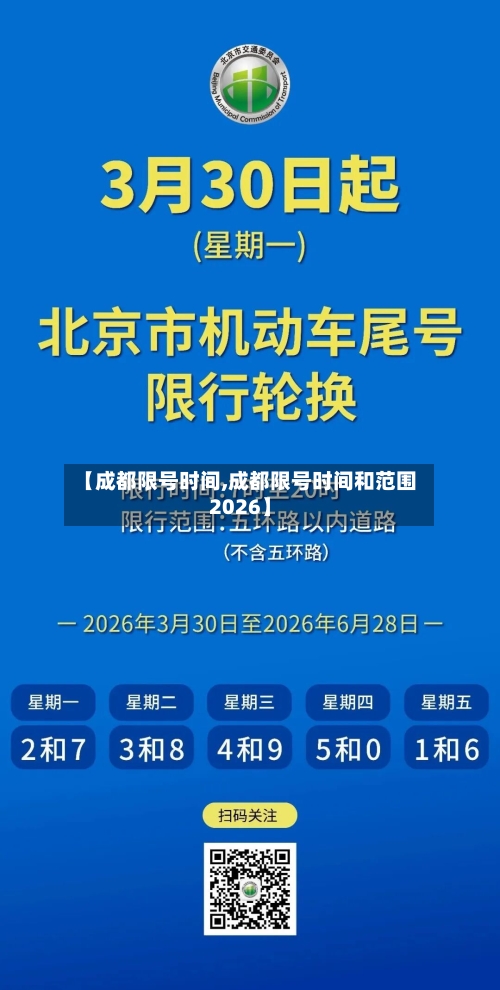 【成都限号时间,成都限号时间和范围2026】