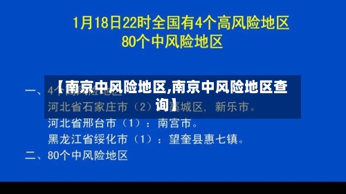 【南京中风险地区,南京中风险地区查询】-第2张图片