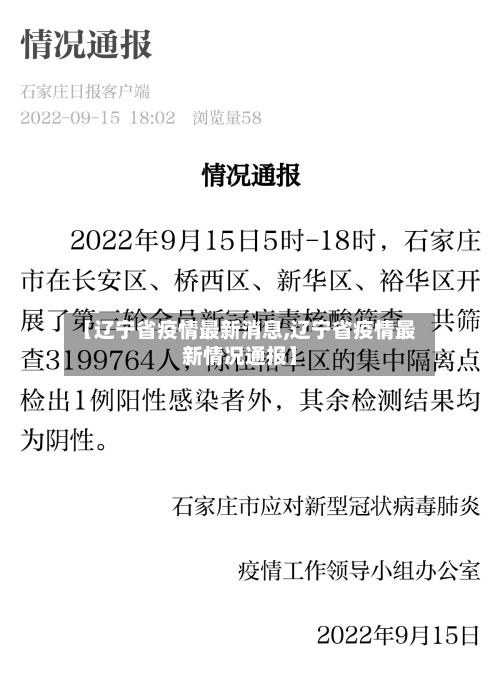 【辽宁省疫情最新消息,辽宁省疫情最新情况通报】-第2张图片