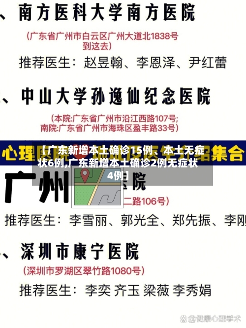 【广东新增本土确诊15例、本土无症状6例,广东新增本土确诊2例无症状4例】-第2张图片