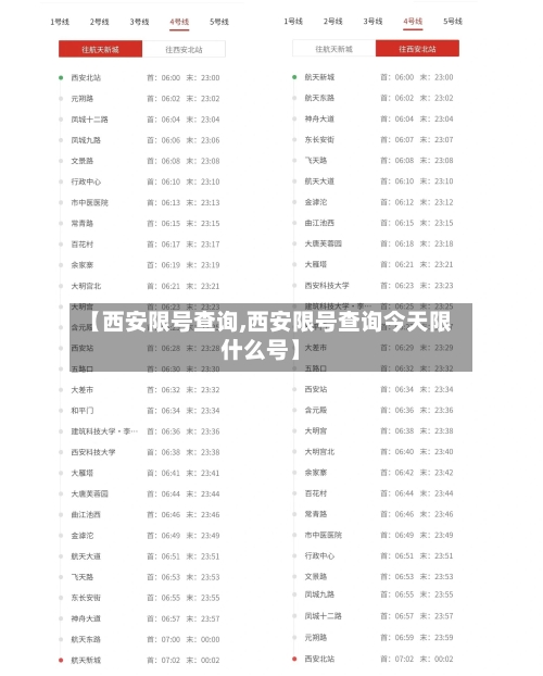 【西安限号查询,西安限号查询今天限什么号】