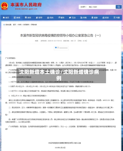 沈阳新增本土确诊/沈阳新增确诊病例-第2张图片