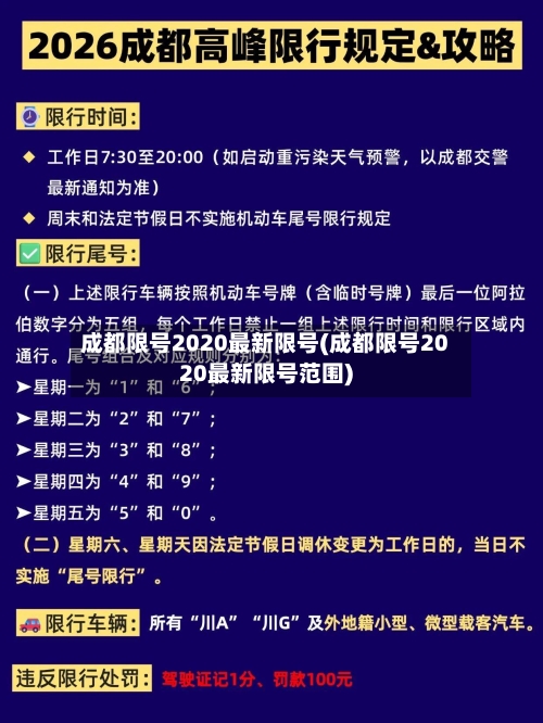 成都限号2020最新限号(成都限号2020最新限号范围)-第2张图片