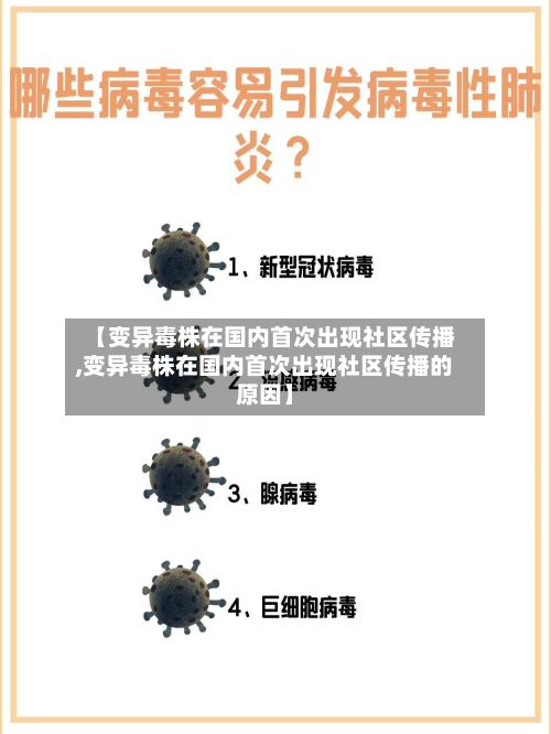 【变异毒株在国内首次出现社区传播,变异毒株在国内首次出现社区传播的原因】-第3张图片