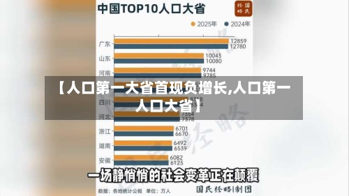 【人口第一大省首现负增长,人口第一人口大省】