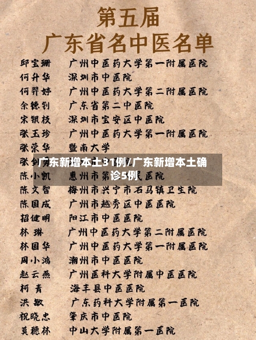 广东新增本土31例/广东新增本土确 诊5例-第3张图片